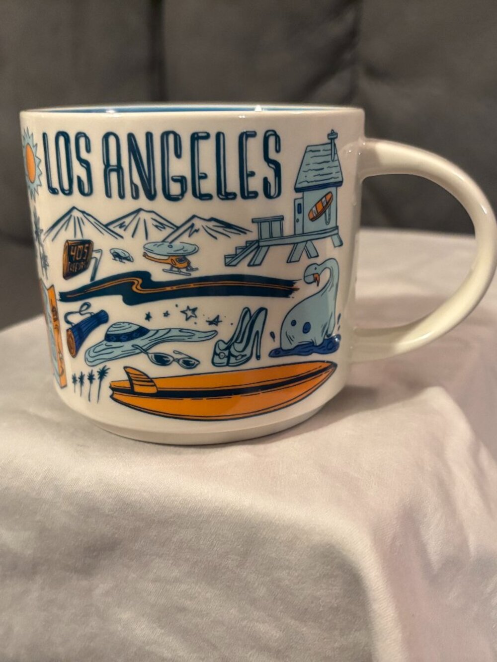 2018 STARBUCKS LOS ANGELES Been There Series-Across The Globe Mug 14 oz-NEW CND